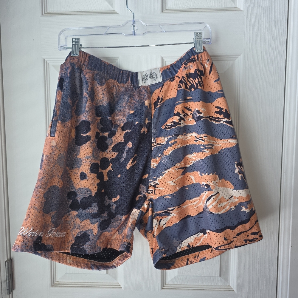 Darc Sports Wolfs Club Mash Drawstring Shorts W/pockets SZ L